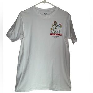 Uniqlo Billie Ellish by Takashi Murakami Graphic White T-Shirt Size 13